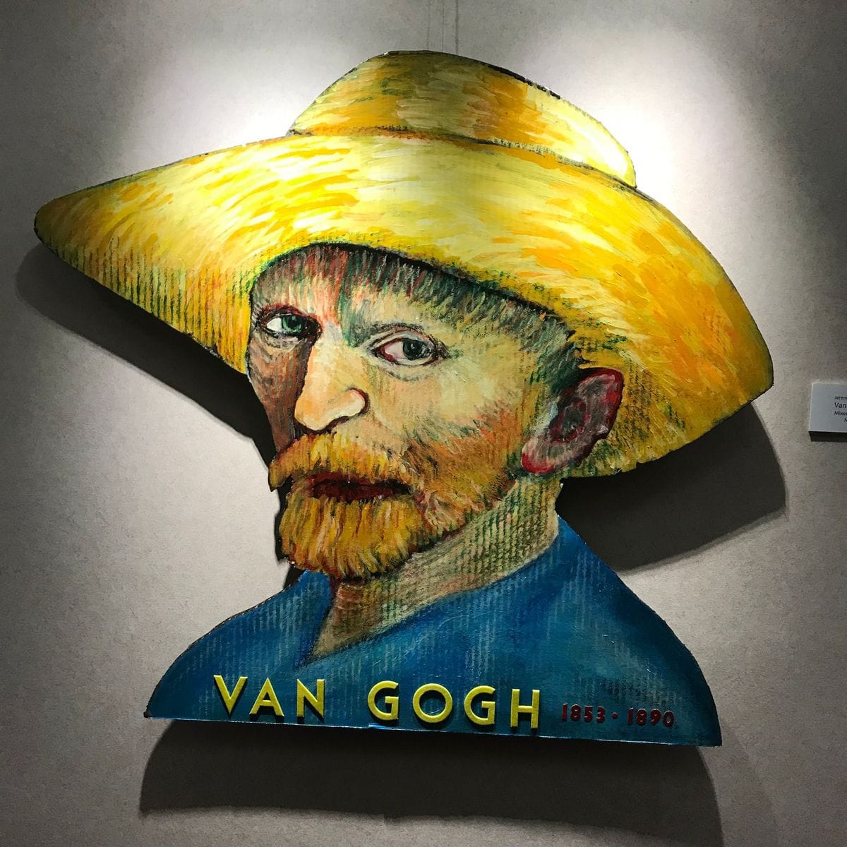 Van Gogh by Jeremy Rheault on the wall at The Village Theater